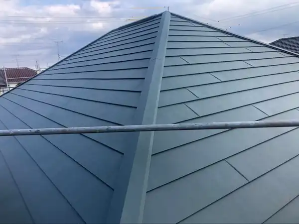 ガルバリウム鋼板施工例3 施工後